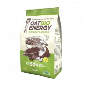 Bombus Ovesná kaše Bio Energy kokos a kakao 300 g